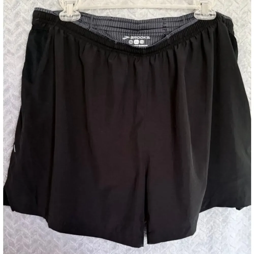 Brooks Speed DryLayer Shorts Sze XL Black Running Active Breathable Lightweight